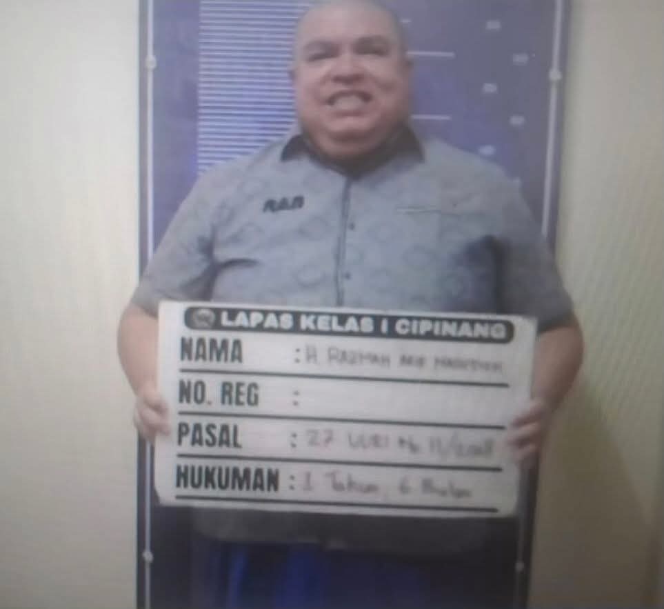 Langgar UU ITE, Razman Arif Nasution Ditahan di Cipinang