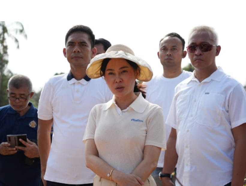 Li Claudia Tinjau Rehabilitasi Eks Tambang Pasir Ilegal di Batam