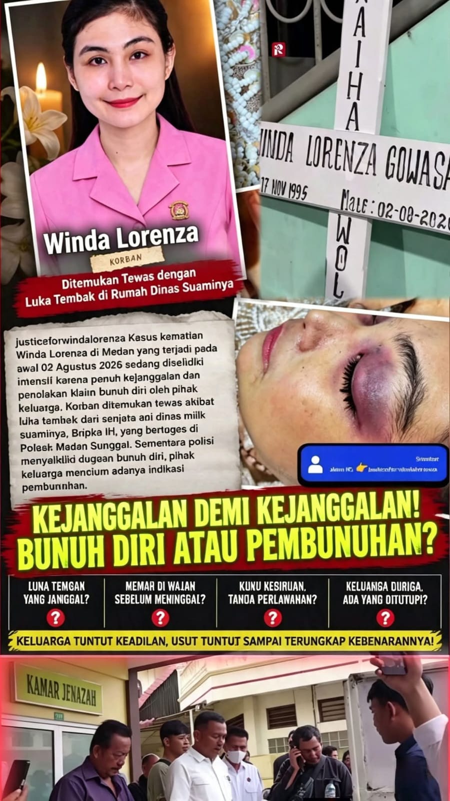 Misteri Tewasnya Mantan Isteri Polisi, Yestin Laia Sempat Larang Putrinya Bertemu Bripka IH di Medan